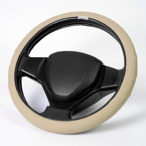 Soft X India Custom Fit Premium Black Car Steering Cover Accessory 4301