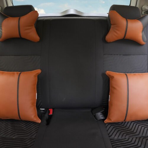 Soft X India Recron Filled Car Neck Pillow Cushion Neck Support Set