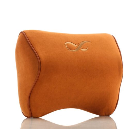 Soft X India Memory Foam Car Neck Pillow Ergonomic Tan Neck Support