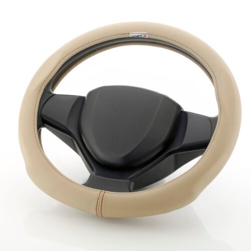 Soft X India Premium Custom Fit Steering Wheel Cover Sporty Black Pro