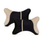 Premium car neck pillow memory foam by Soft X India for preventing neck strain and supporting the cervical spine while driving.