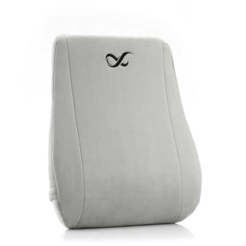 Soft X India Ergonomic Car Seat Back Cushion for Lumbar Support Grey