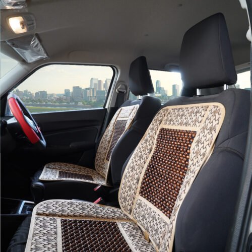 Soft X India Universal Black Wooden Bead Car Seat Massage Cushion