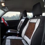 High quality taxi driver seat beads by Soft X India for better ventilation and comfort in Mumbai driving conditions.