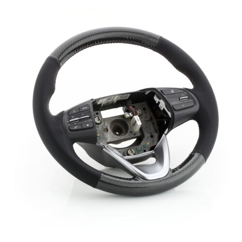 Micro Fiber – Carbon Fiber Car steering Cover – Customised.